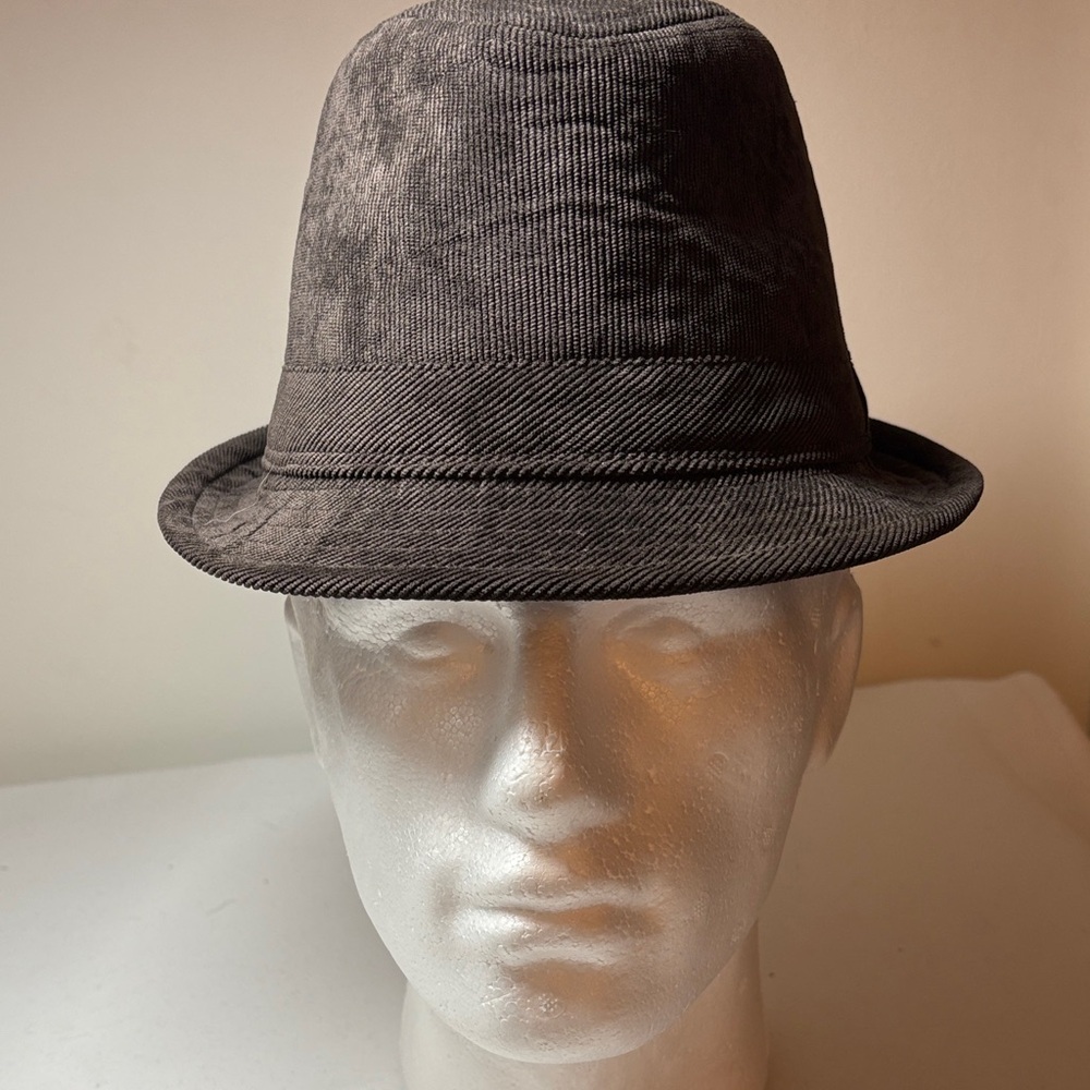 Alexander Julian Colours Brown Corduroy Fedora One Size